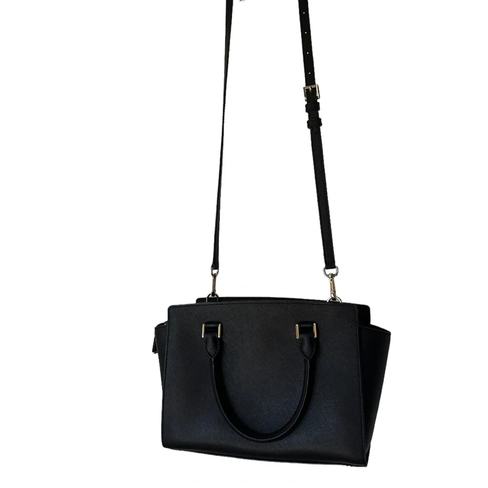 MICHAEL KORS Selma Medium Saffiano Leather Cossbody Bag EXCELLENT CONDITION - Picture 4 of 15